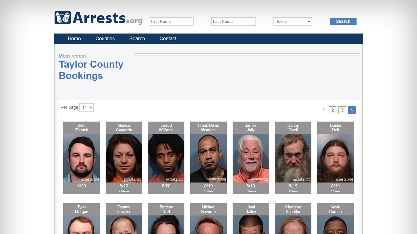 Taylor County Arrests and Inmate Search